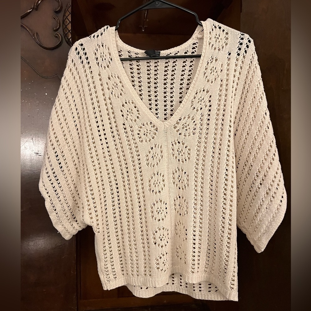 Windsor cream crochet top